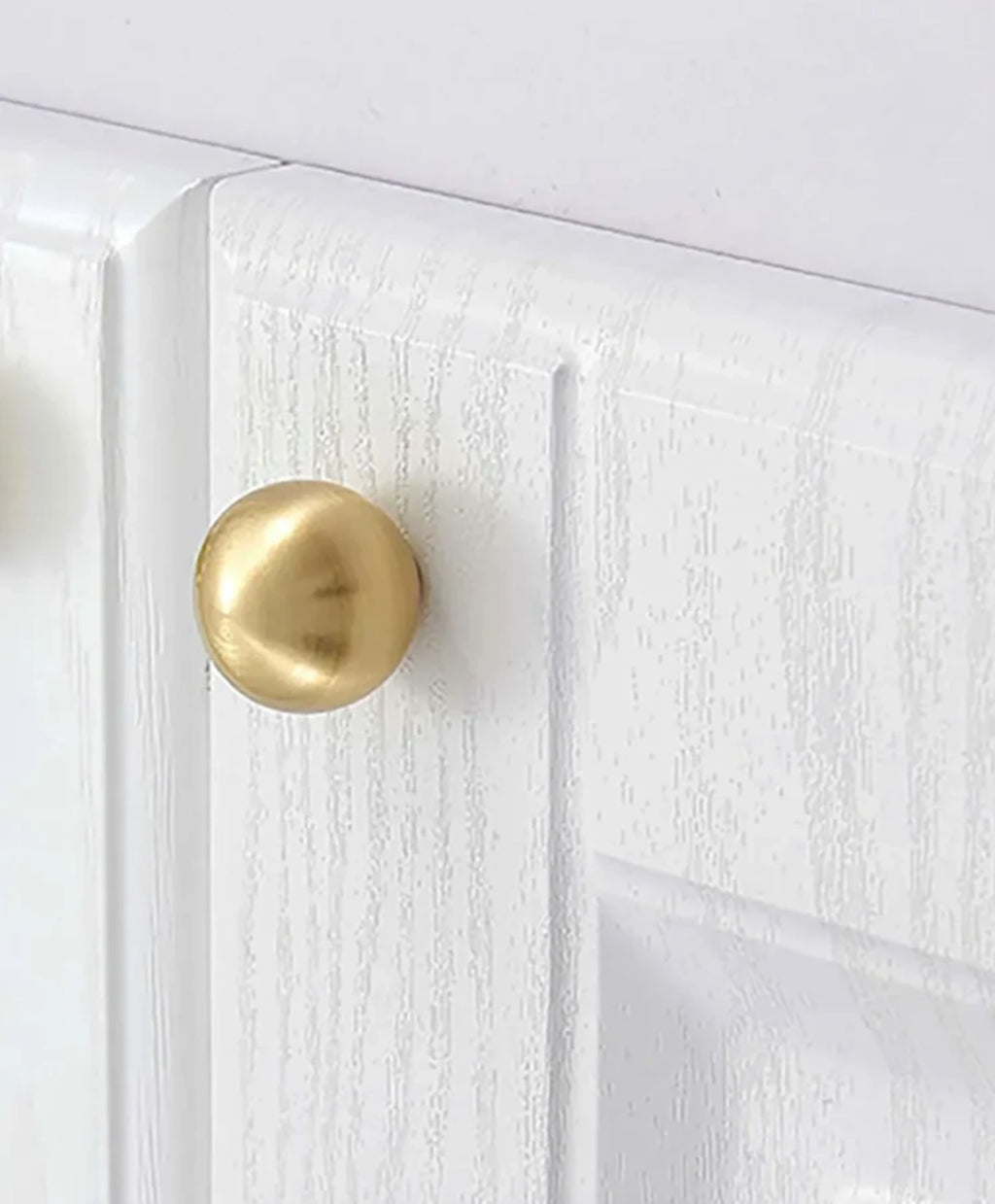 Round Ball Cabinet Knob Gold, Black & Bronze | Brass Essence