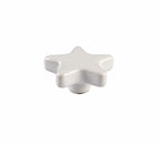 Star Ceramic Kids Cabinet Knob – White & Blue | Brass Essence