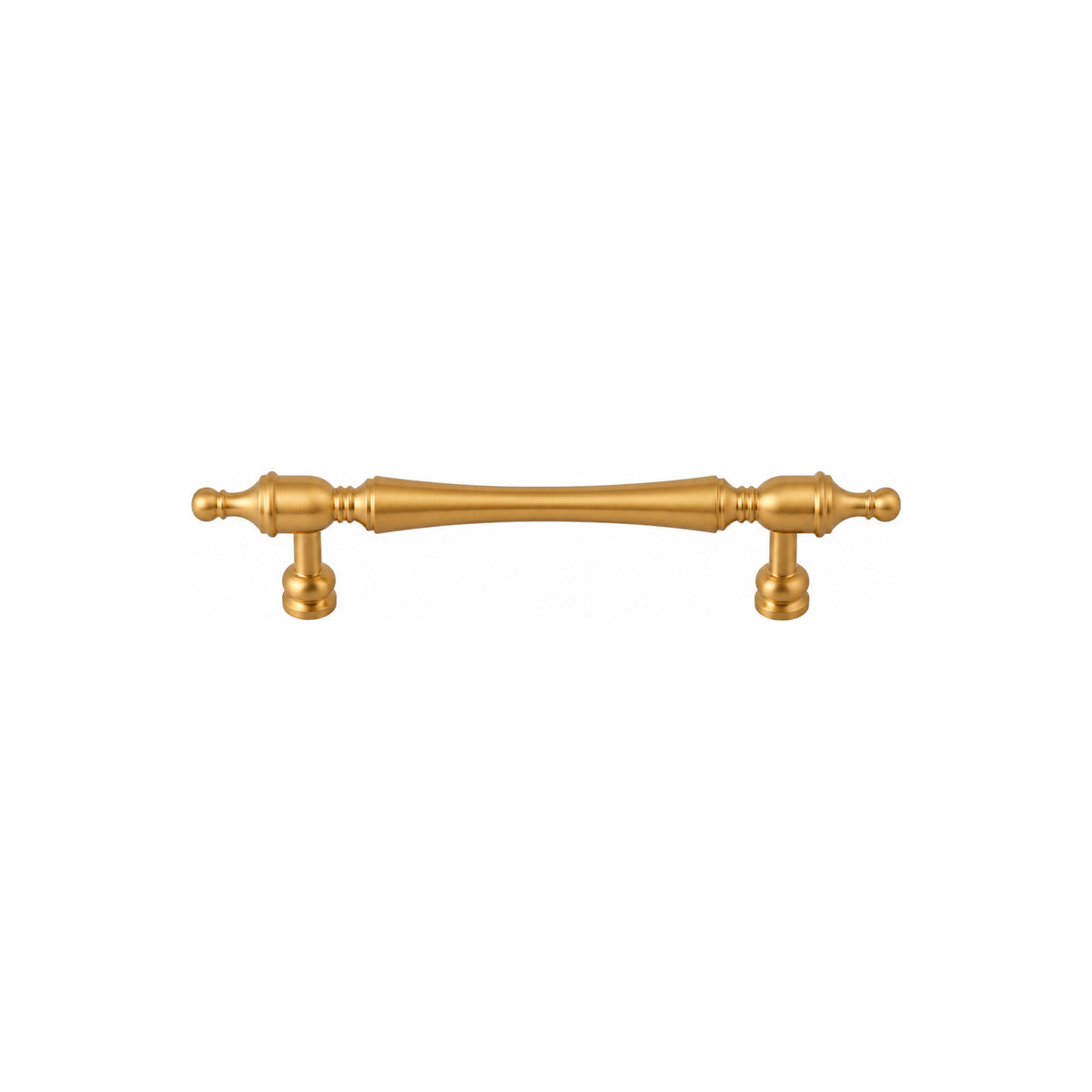 Classic Vintage Spindle Cabinet Handle Gold Finish | Brass Essence