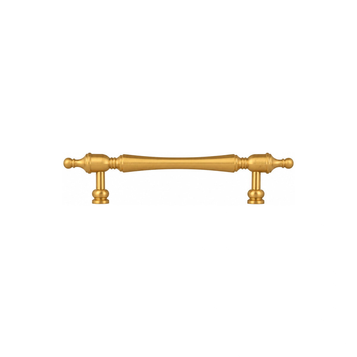 Classic Vintage Spindle Cabinet Handle Gold Finish | Brass Essence