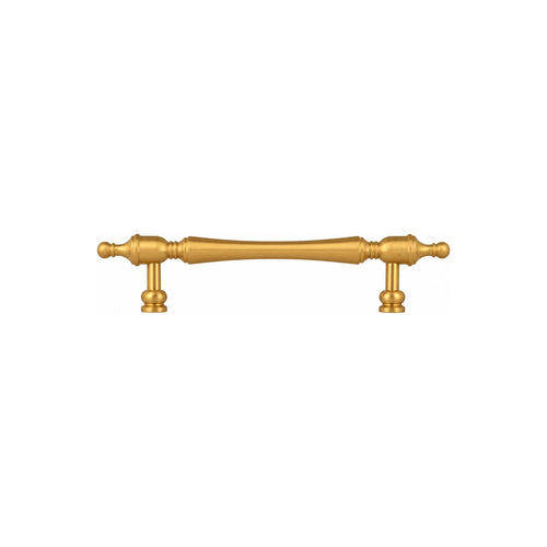 Classic Vintage Spindle Cabinet Handle Gold Finish | Brass Essence