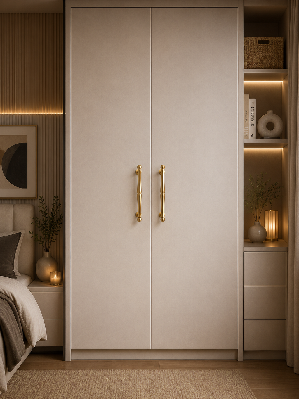 Nishilia Heritage Brass Collection | Solid Brass Cabinet & Wardrobe Handles