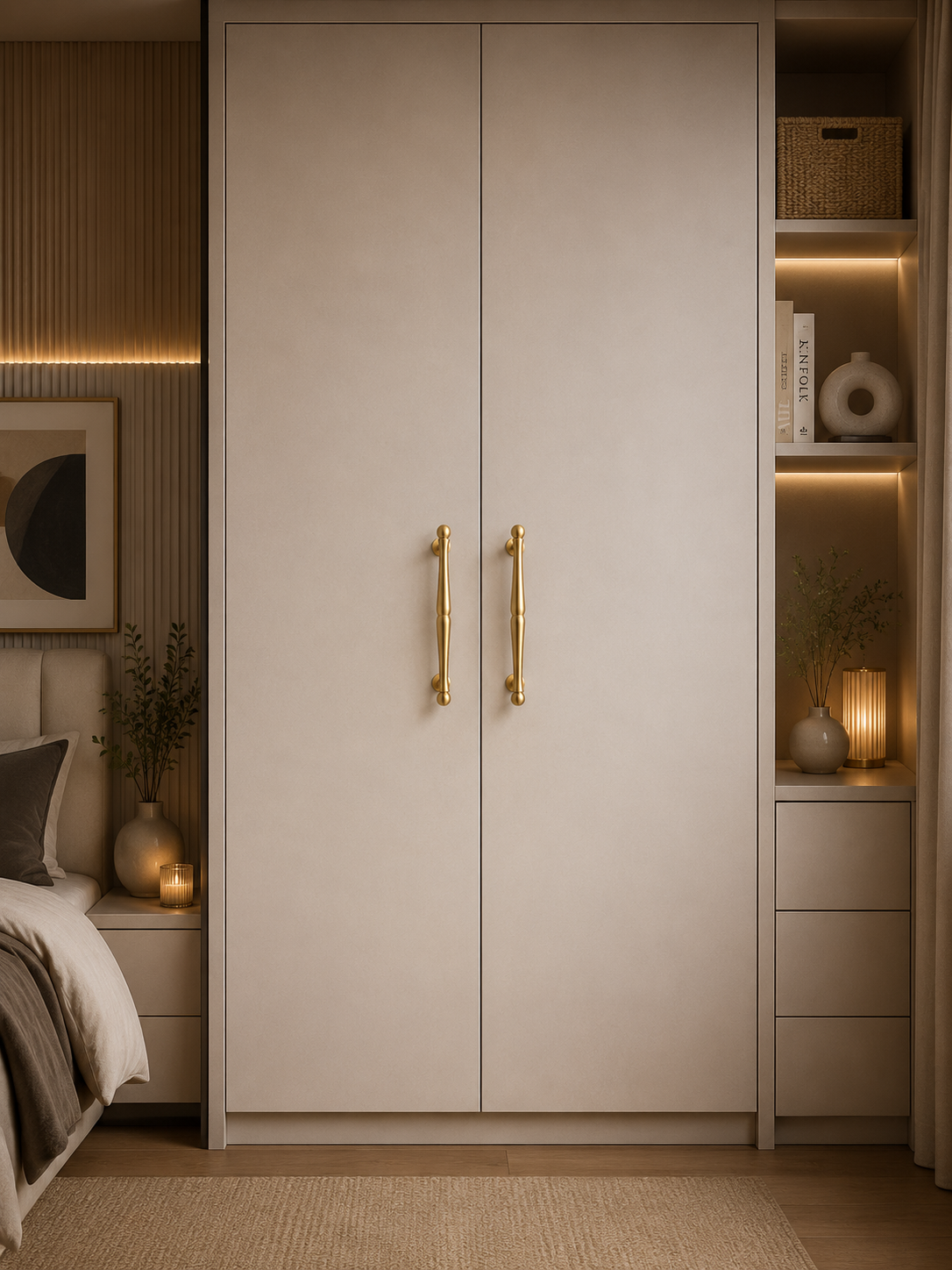 Nishilia Heritage Brass Collection | Solid Brass Cabinet & Wardrobe Handles