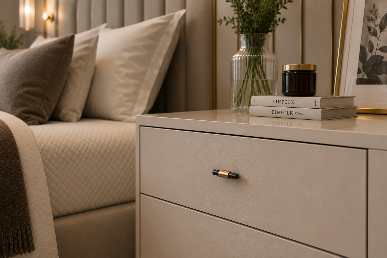 Carrara Luxe Marble & Brass Cabinet Collection | Marble Handles