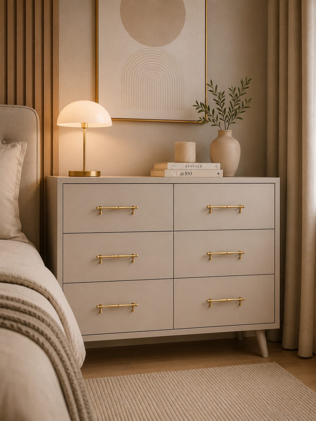 Nishilia Heritage Brass Collection | Solid Brass Cabinet & Wardrobe Handles