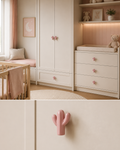 Ceramic Cactus Kids Cabinet Knob | Brass Essence