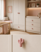 Ceramic Cactus Kids Cabinet Knob | Brass Essence