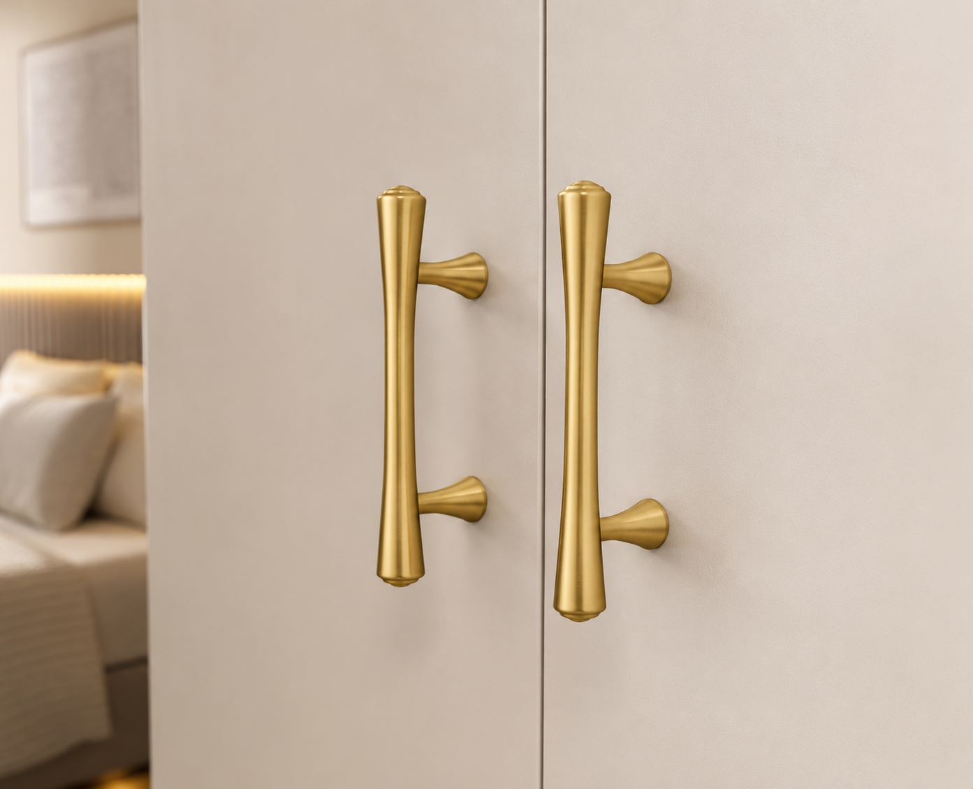 Dumbbell Brass Handle Collection | Designer Cabinet Handle