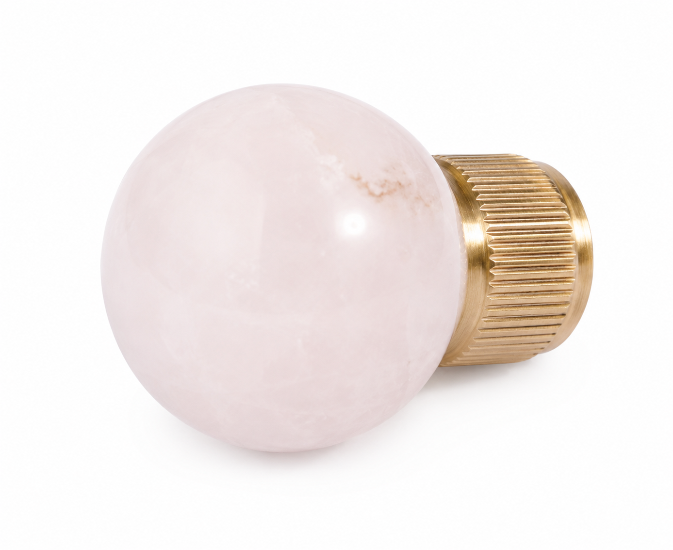 Gemstone Bead & Brass Cabinet Knob | Designer Cabinet Knob