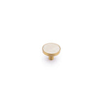 Mother of Pearl & Brass Round Cabinet Knob 5