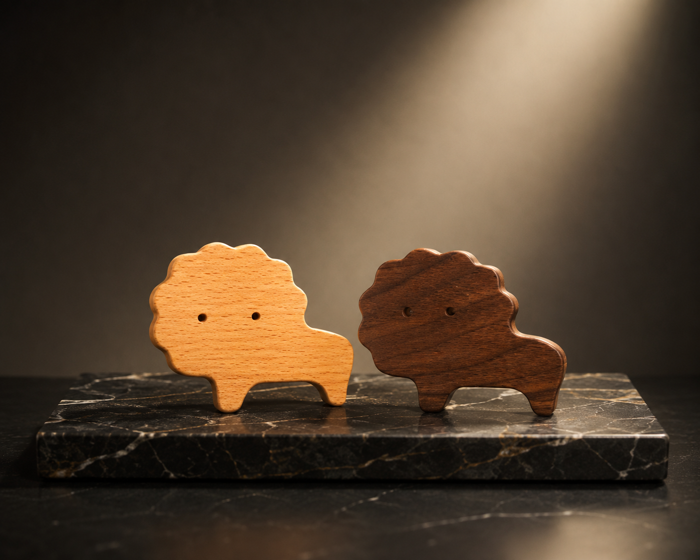 Lion Wood Knob | Premium Wooden Cabinet Knob India