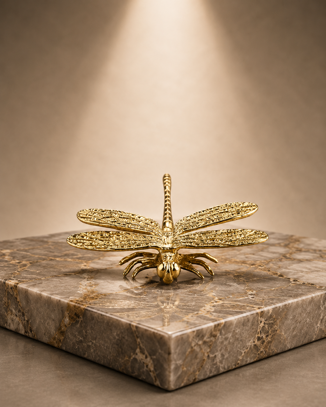 Dragonfly Solid Brass Cabinet Pull | Brass Essence India