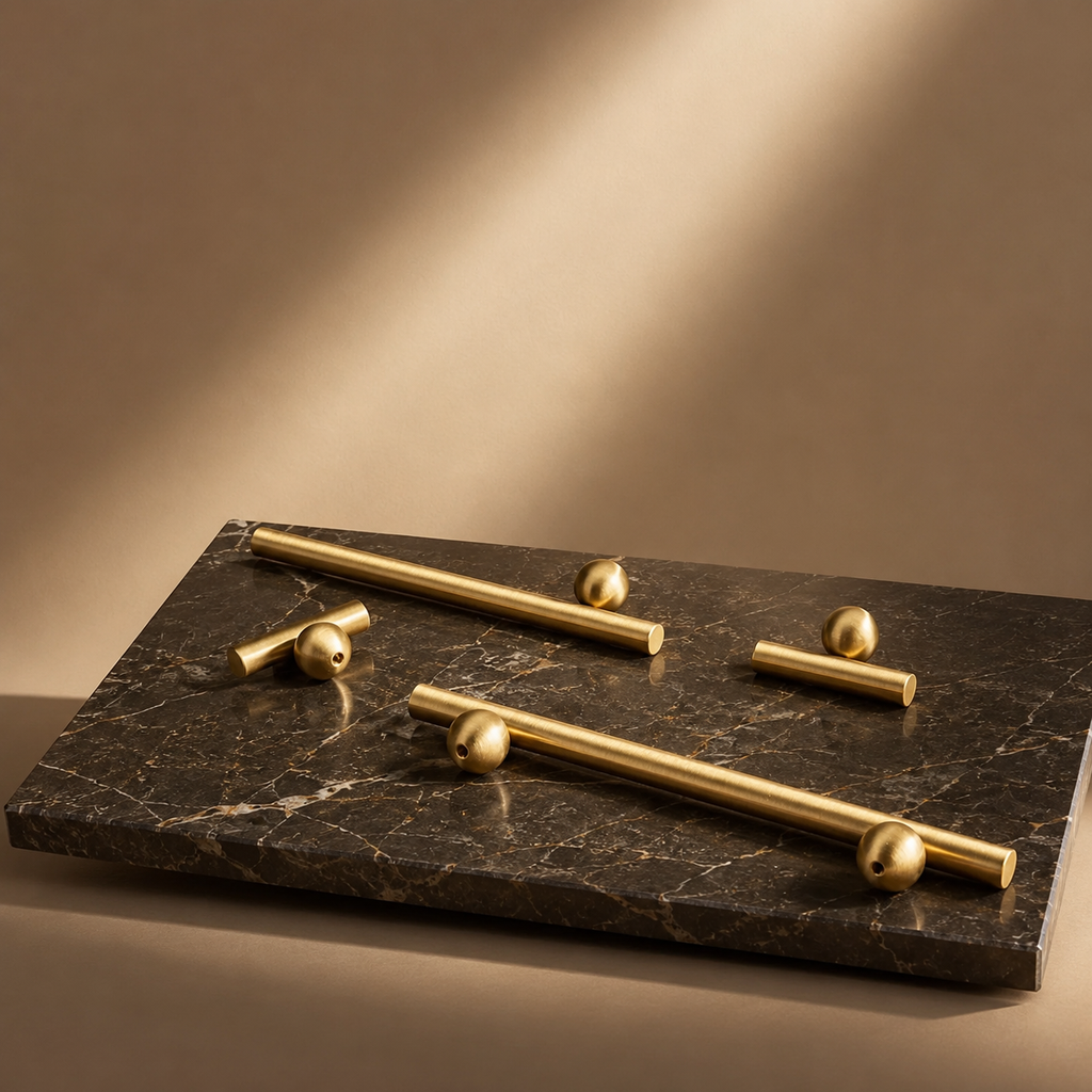 Goblet Solid Brass Cabinet Handles | Modular Kitchen Handles