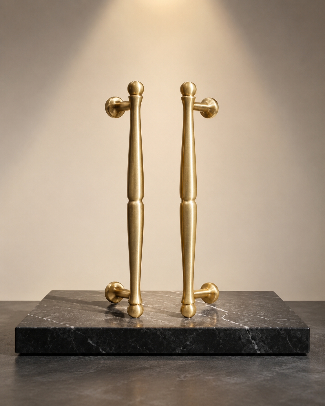 Nishilia Heritage Brass Collection | Solid Brass Cabinet & Wardrobe Handles