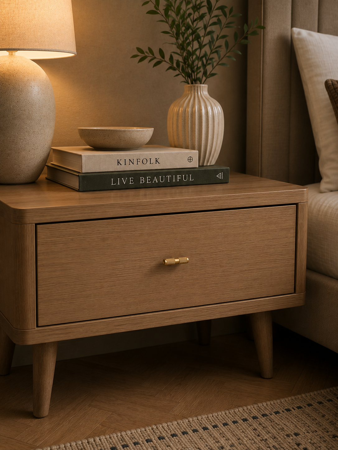 Yashvite Knurled Brass Collection | Solid Brass Cabinet Handles