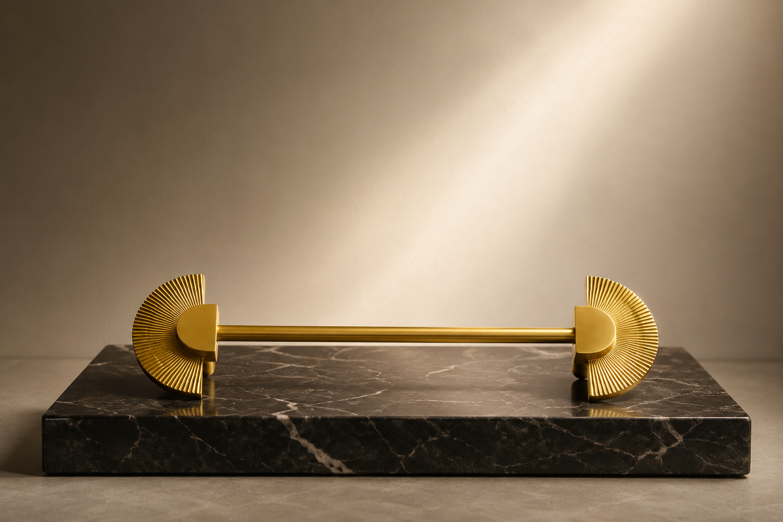 Scallop Royale Brass Collection | Solid Brass Cabinet & Wardrobe Handles