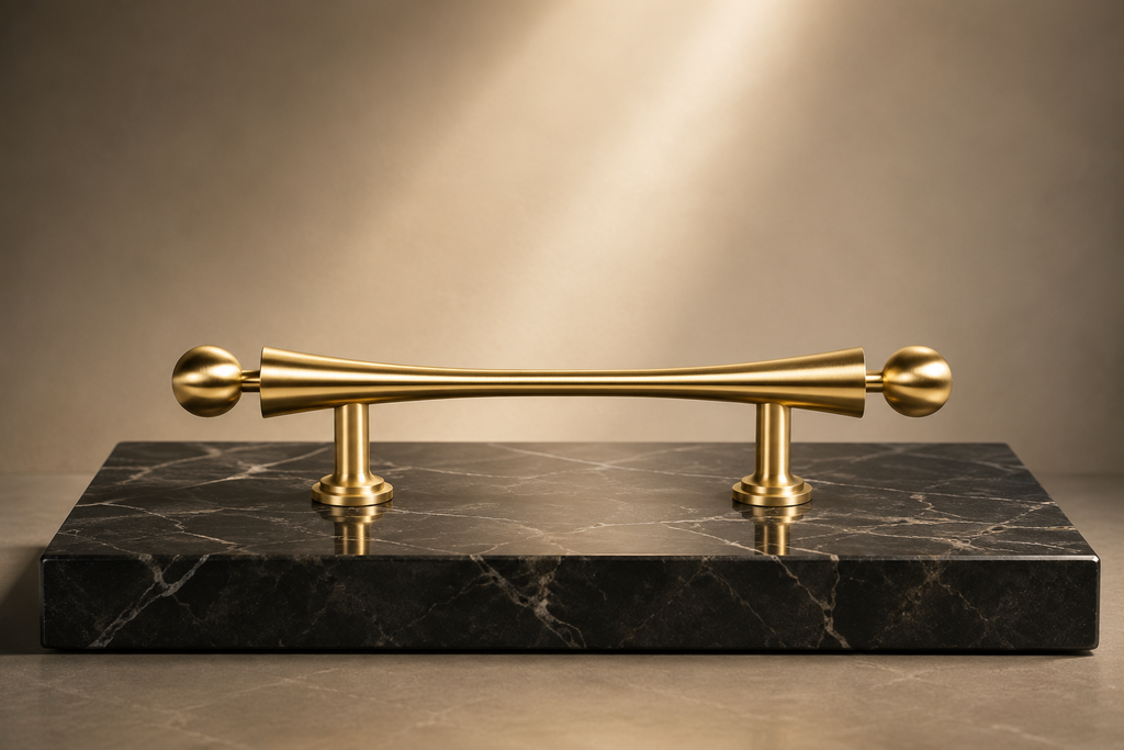 Seasaw Luxe Brass Collection | Solid Brass Cabinet Handle