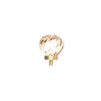 Fluted Crystal Cabinet Knob | Luxury Crystal Drawer Pull Knob