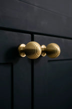 Alexander & Wicks Brass Knob – product view – Brass Essence