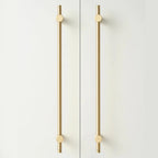 Adjustable Solid Brass Bar Handles – dimensions and mounting reference – Brass Essence