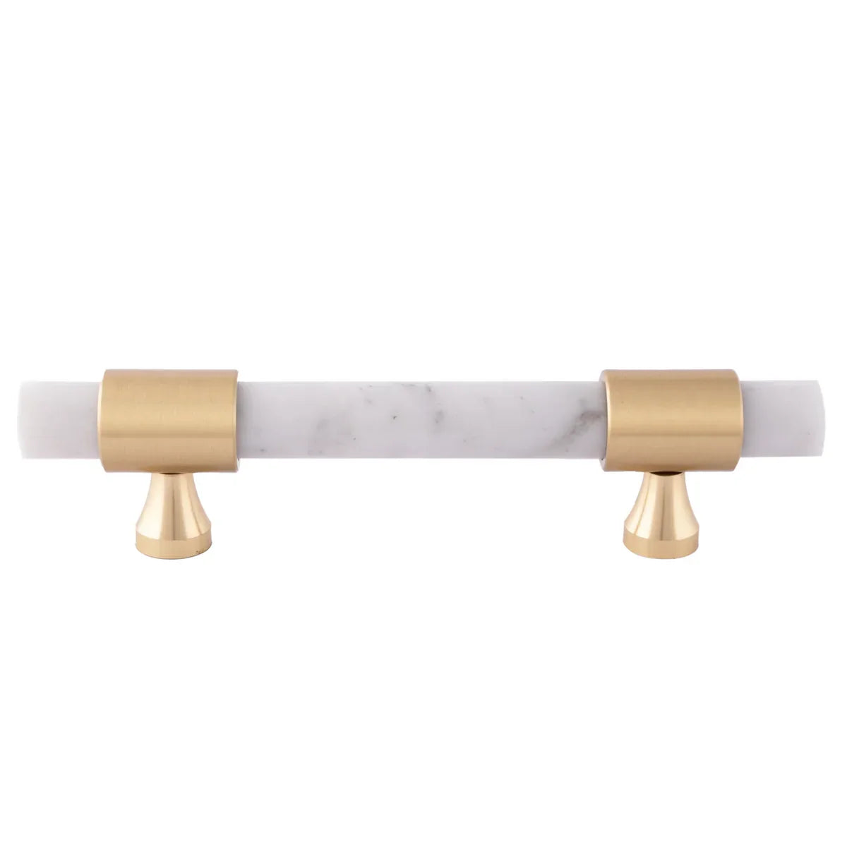 Karish Marble & Brass Cabinet Handles | Luxury Marble Handles India