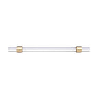 Lumiera Clear Acrylic & Brass Handle Collection