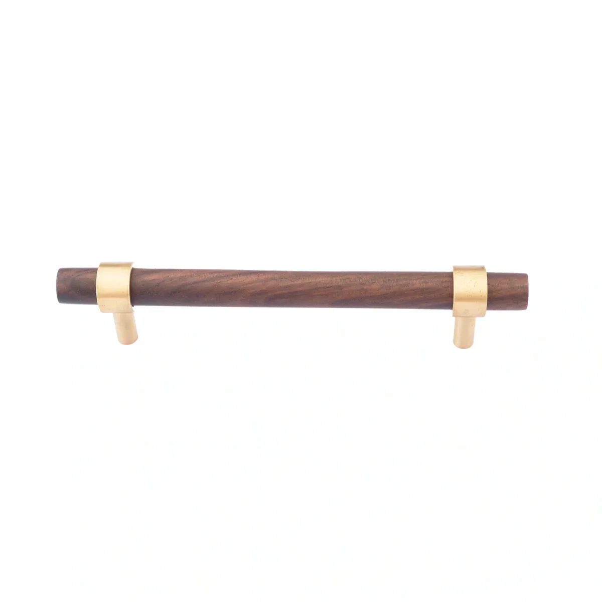 Walnut & Brass T-Bar Handle Collection 2