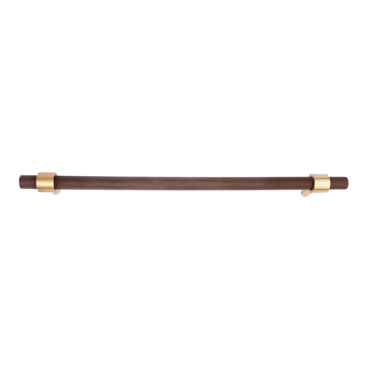 Walnut & Brass T-Bar Handle Collection 7